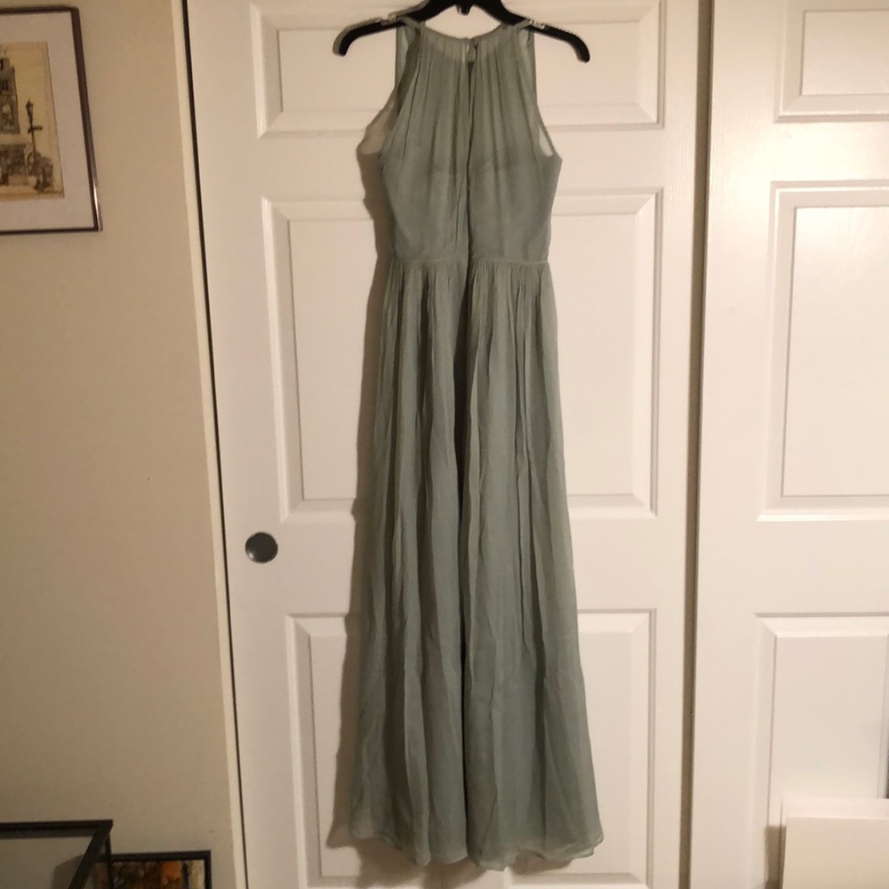 J. Crew Silk Green Gown - Picture 4 of 6